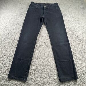 Brioni Men's Black‎ Denim Meribel Jeans Size 30 Straight Leg Cotton Stretch